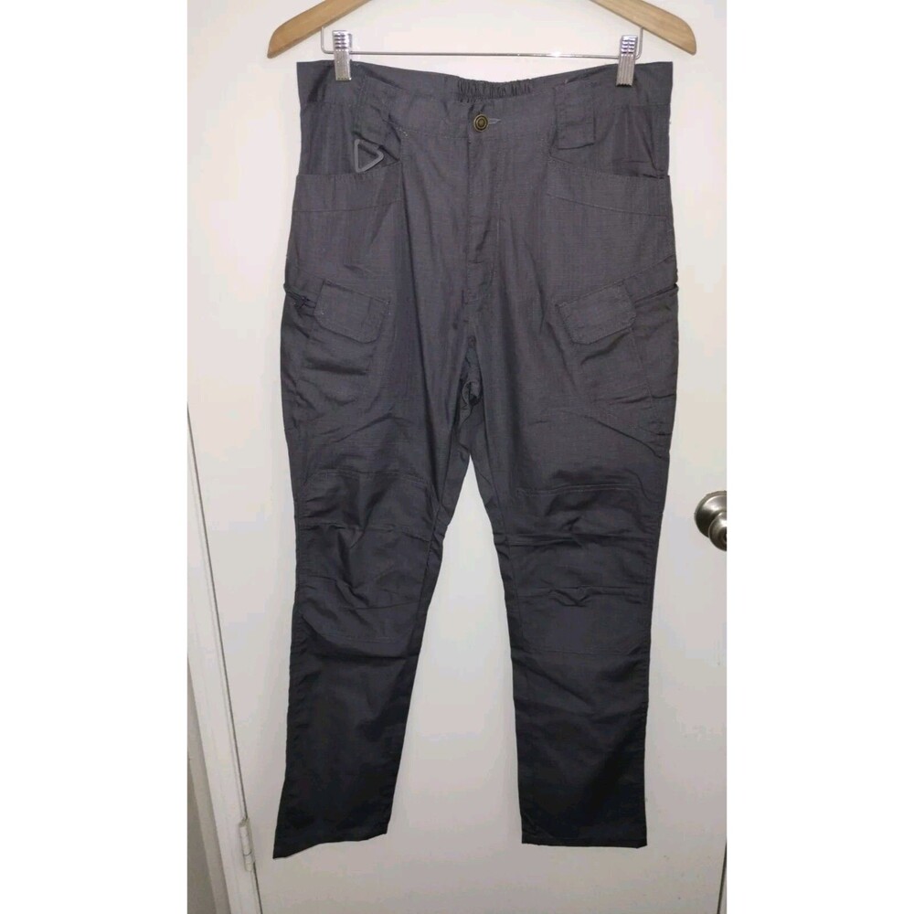 Unbranded Men's Dark Gray Cargo Utility Pants Side Pocket Size Medium